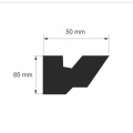 Stuckleiste LED, Wohnzimmer Profile OL-12